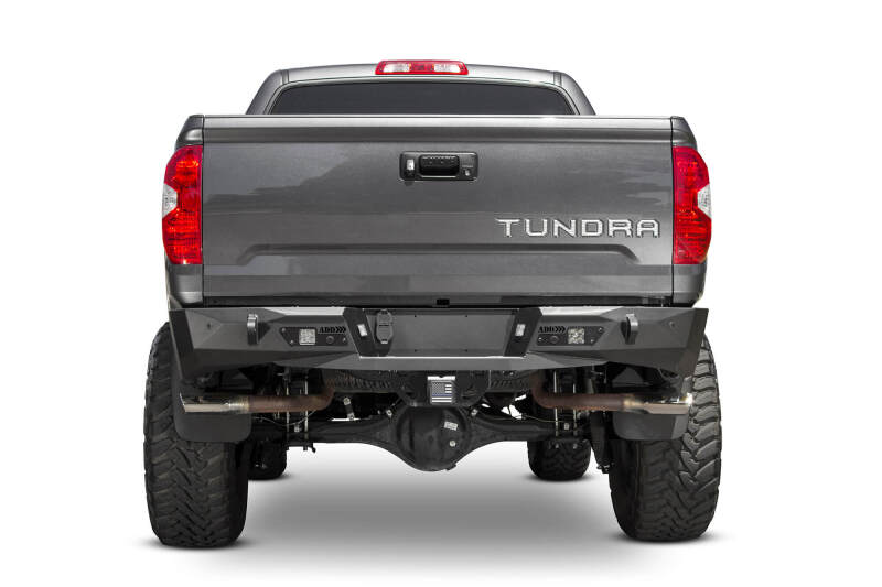 Toyota Tundra Bumper - Rear - Addictive Desert Designs - Stealth Fighter - Hammer Black - `14-`27